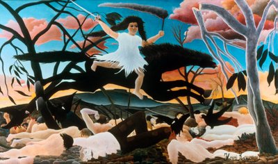 Oorlog, of de Rit van Onenigheid door Henri Rousseau
