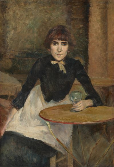 Bij de Bastille (Jeanne Wenz) door Henri de Toulouse-Lautrec