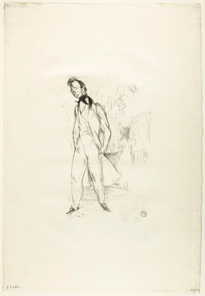 Adolphe of De Trieste Jonge Man door Henri de Toulouse-Lautrec