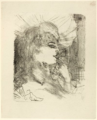 Anna Held, uit Treize Lithographies door Henri de Toulouse-Lautrec