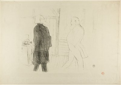 Antoine en Gémier, in Une Faillite door Henri de Toulouse-Lautrec