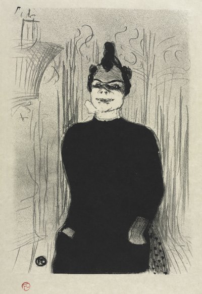 Bij de Gaieté Rochechouart: Nicolle door Henri de Toulouse-Lautrec