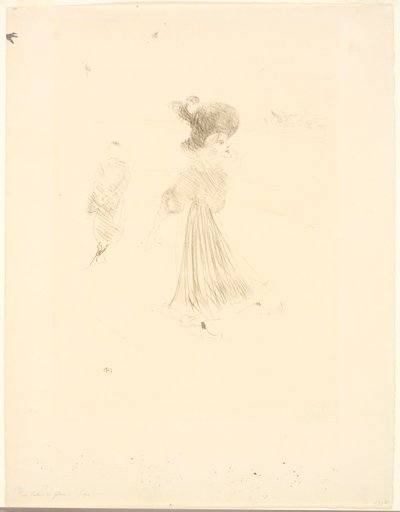 Bij het IJspaleis door Henri de Toulouse-Lautrec