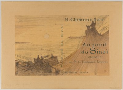 Aan de voet van de Sinaï door Henri de Toulouse-Lautrec