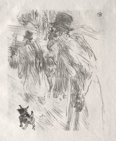 Aan de voet van de Sinaï: De Poolse Joden, Karlsbad door Henri de Toulouse-Lautrec