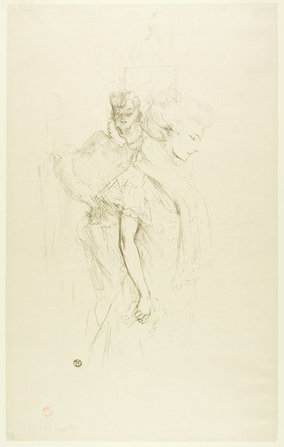 Blanche en Noire door Henri de Toulouse-Lautrec