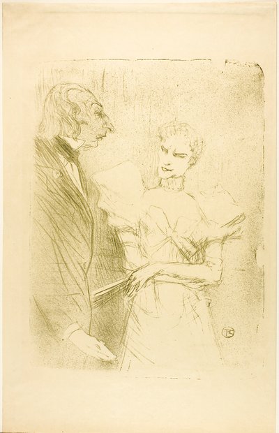 Brandès en Leloir, in Les Cabotins door Henri de Toulouse-Lautrec