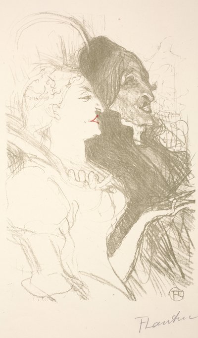 Carnaval door Henri de Toulouse Lautrec