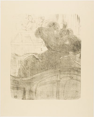 Cléo de Mérode, uit Treize Lithographies door Henri de Toulouse-Lautrec
