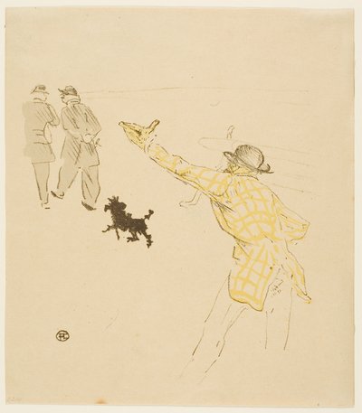 Omslag voor Le Fardeau de la Liberté door Henri de Toulouse-Lautrec