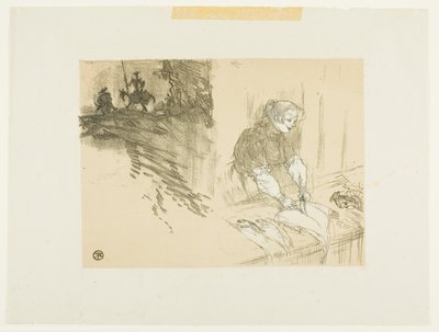 Omslag voor Les Courtes Joies door Henri de Toulouse-Lautrec