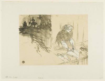 Omslag voor Les Courtes Joies door Henri de Toulouse-Lautrec