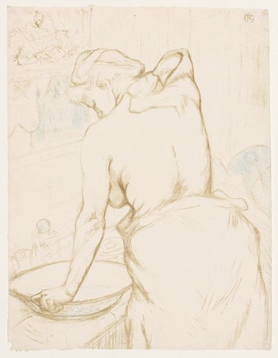 Elles: De Toilet door Henri de Toulouse-Lautrec