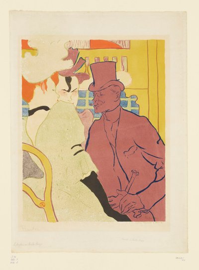 Engelsen in de Moulin Rouge door Henri de Toulouse-Lautrec