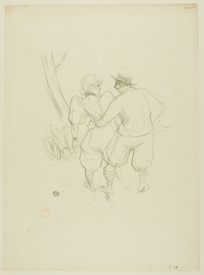 Floréal, uit Mélodies de Désiré Dihau door Henri de Toulouse-Lautrec