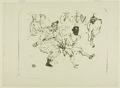 Footit en Chocolat door Henri de Toulouse-Lautrec