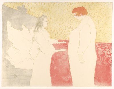 Opstaan, uit "Elles" door Henri de Toulouse-Lautrec
