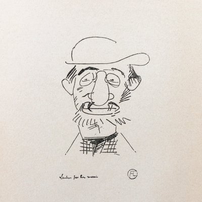 Henri Toulouse-Lautrec. Zelfportret. door Henri de Toulouse Lautrec
