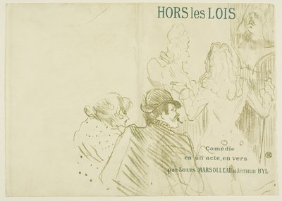 Hulde aan Molière door Henri de Toulouse-Lautrec