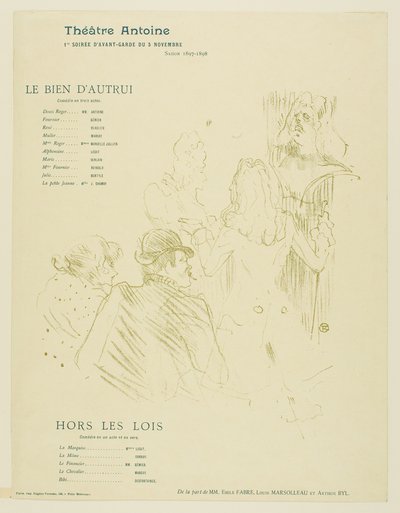  door Henri de Toulouse-Lautrec