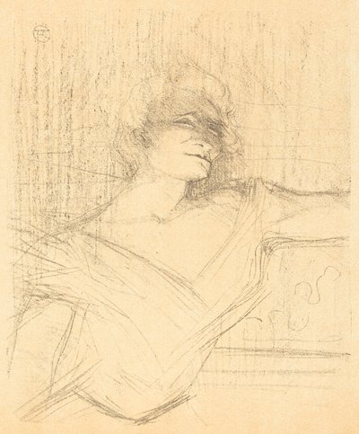 In "La glu" door Henri de Toulouse-Lautrec