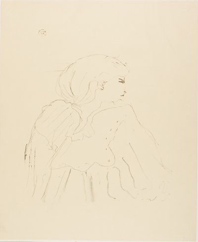 Jane Hading, uit Treize Lithographies door Henri de Toulouse-Lautrec