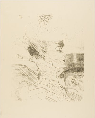 Louise Balthy, uit Treize Lithographies door Henri de Toulouse-Lautrec