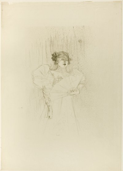 Luce Myrès, Vooraanzicht door Henri de Toulouse-Lautrec