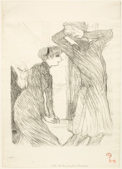 Lugné-Poé en Bady, in "Au-Dessus des Forces Humaines" door Henri de Toulouse-Lautrec