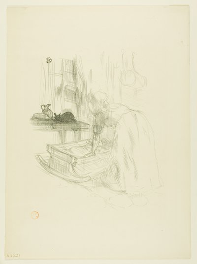 Wiegelied, uit Mélodies de Désiré Dihau door Henri de Toulouse-Lautrec