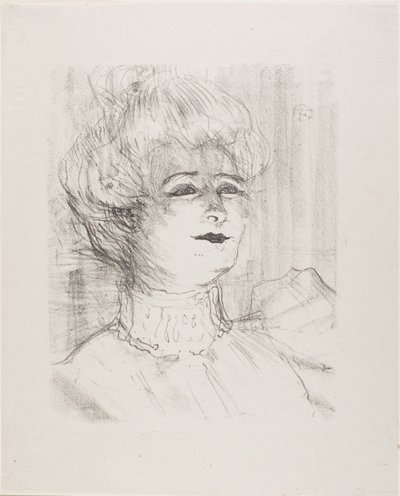 Marie-Louise Marsy, van Treize Lithografieën door Henri de Toulouse-Lautrec