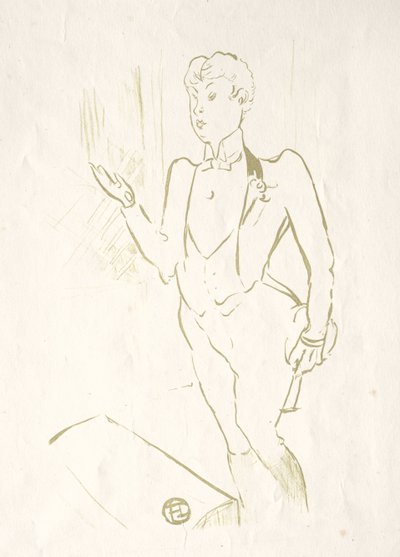 Mary Hamilton door Henri de Toulouse-Lautrec