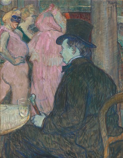 Maxime Dethomas door Henri de Toulouse-Lautrec