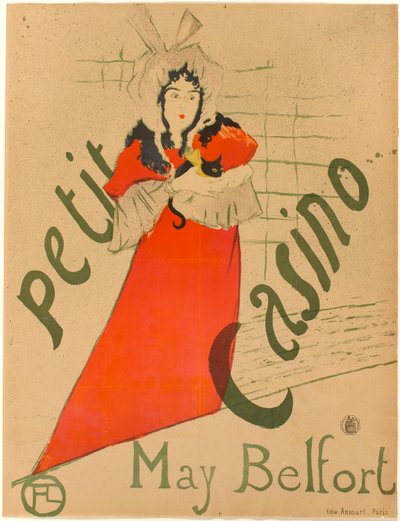 May Belfort door Henri de Toulouse-Lautrec