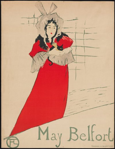 May Belfort door Henri de Toulouse-Lautrec