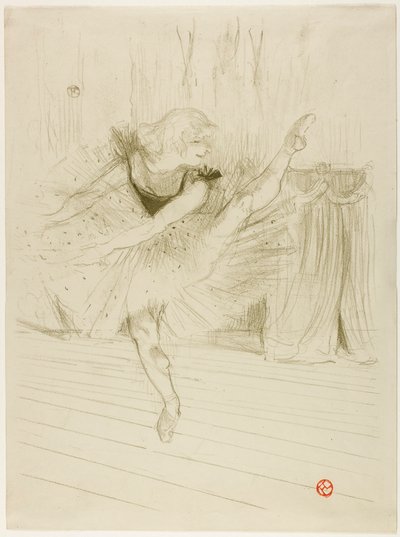 Miss Ida Heath, Engelse Danseres door Henri de Toulouse-Lautrec