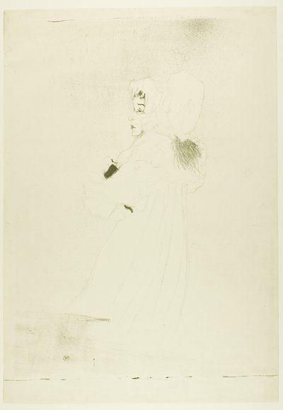 Miss May Belfort door Henri de Toulouse-Lautrec