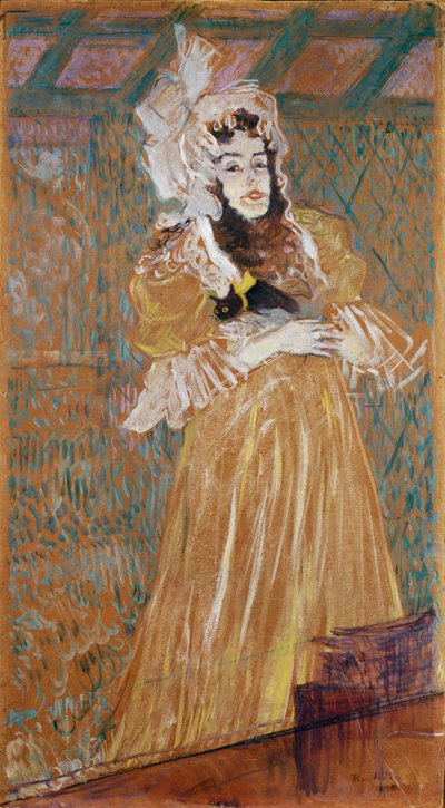Miss May Belfort, entertainer door Henri de Toulouse-Lautrec