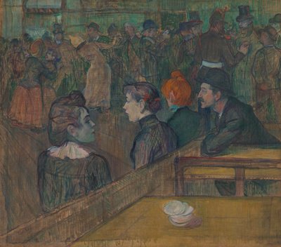Moulin de la Galette door Henri de Toulouse-Lautrec