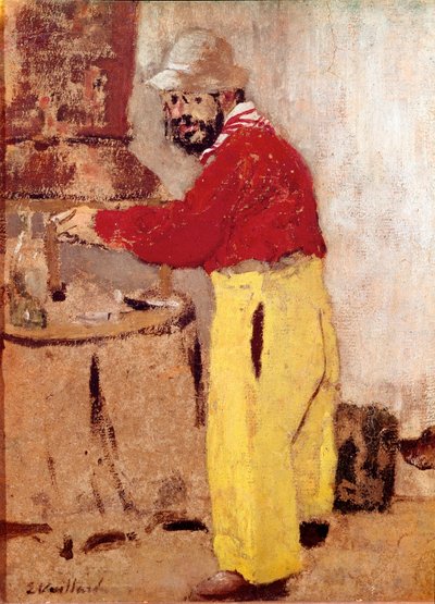 Portret van de schilder Henri de Toulouse-Lautrec door Henri de Toulouse Lautrec