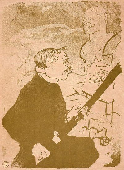 Voor jou! door Henri de Toulouse-Lautrec