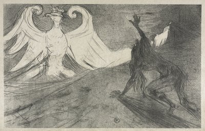 Project voor Frontispice voor: Aan de voet van de Sinaï door Henri de Toulouse-Lautrec
