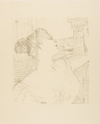 Sybil Sanderson, uit Dertien Lithografieën door Henri de Toulouse-Lautrec