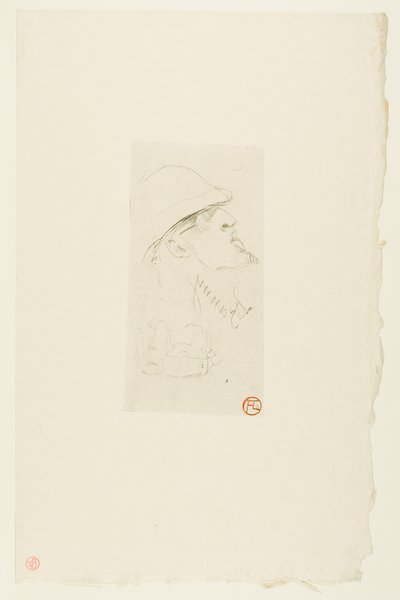 De ontdekkingsreiziger door Henri de Toulouse-Lautrec