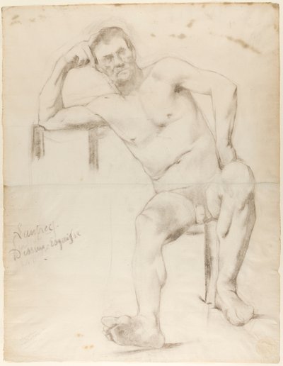 Het Model Nizzavena door Henri de Toulouse-Lautrec