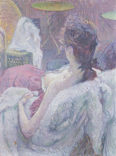 De Rust van het Model door Henri de Toulouse Lautrec