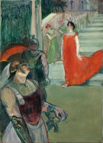 De opera "Messalina" in Bordeaux door Henri de Toulouse-Lautrec