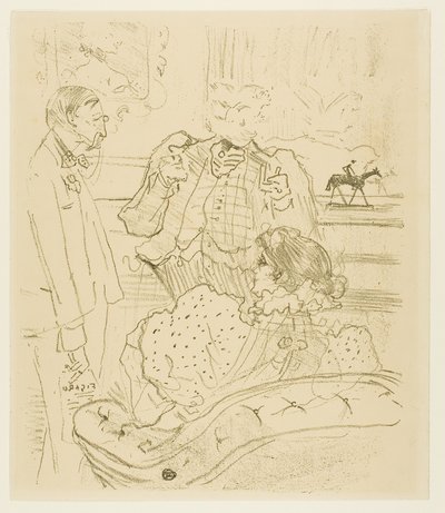 De Belofte door Henri de Toulouse-Lautrec