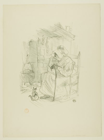 Het geheim, uit Mélodies de Désiré Dihau door Henri de Toulouse-Lautrec