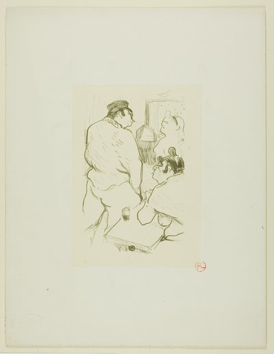 De Terreur van Grenelle door Henri de Toulouse-Lautrec